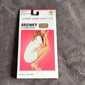 Secret Collection Control Pantyhose Golden Sun Size D